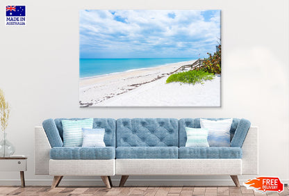 Sandy Melbourne Beach Photograph in Florida Print 100% Australian Made