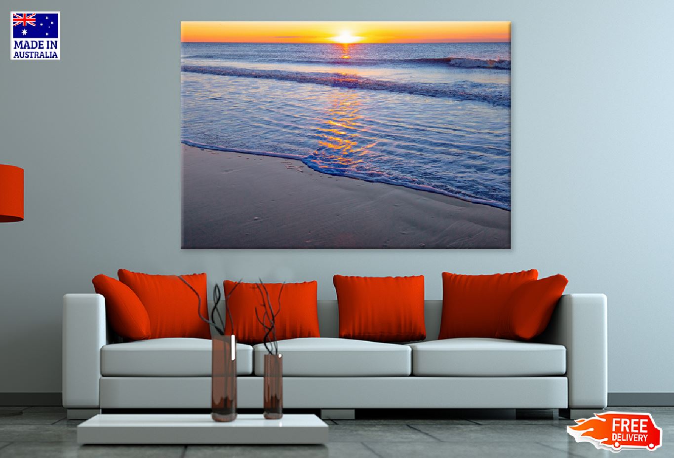 Beach Sunset View Photograph South Carolina Print 100% Australian Made