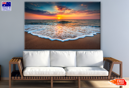 Beautiful Cloudscape Over the Sea Sunrise Photograph Print 100% Australian Made