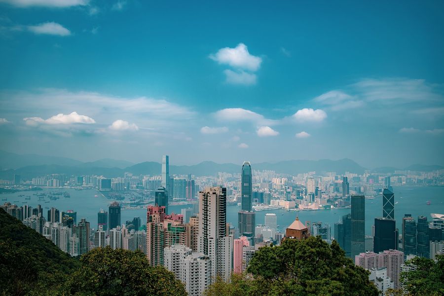 Hong Kong City View Photograph from Victoria Peak Print 100% Australian Made