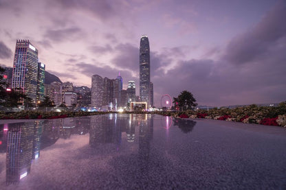 Harbour and Reflection, Hong kong, China Print 100% Australian Made