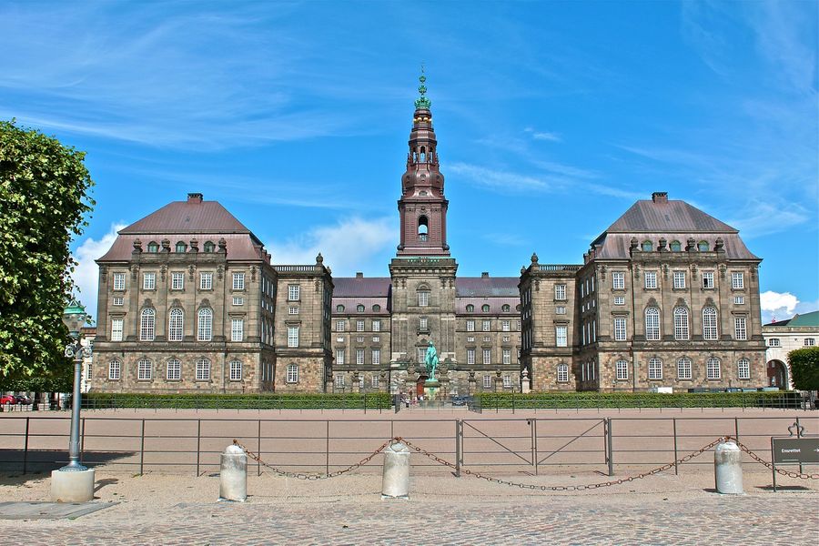 Christiansborg Palace in Copenhagen, Denmark Print 100% Australian Made