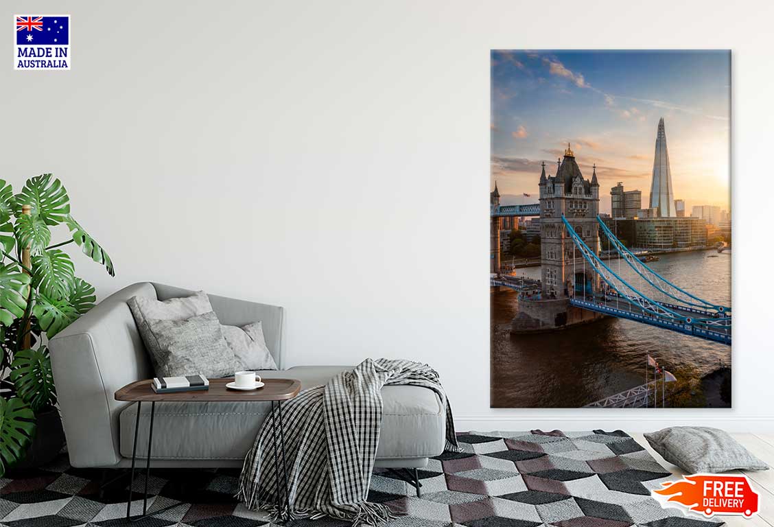 Tower Bridge London Sunset View Photograph Print 100% Australian Made