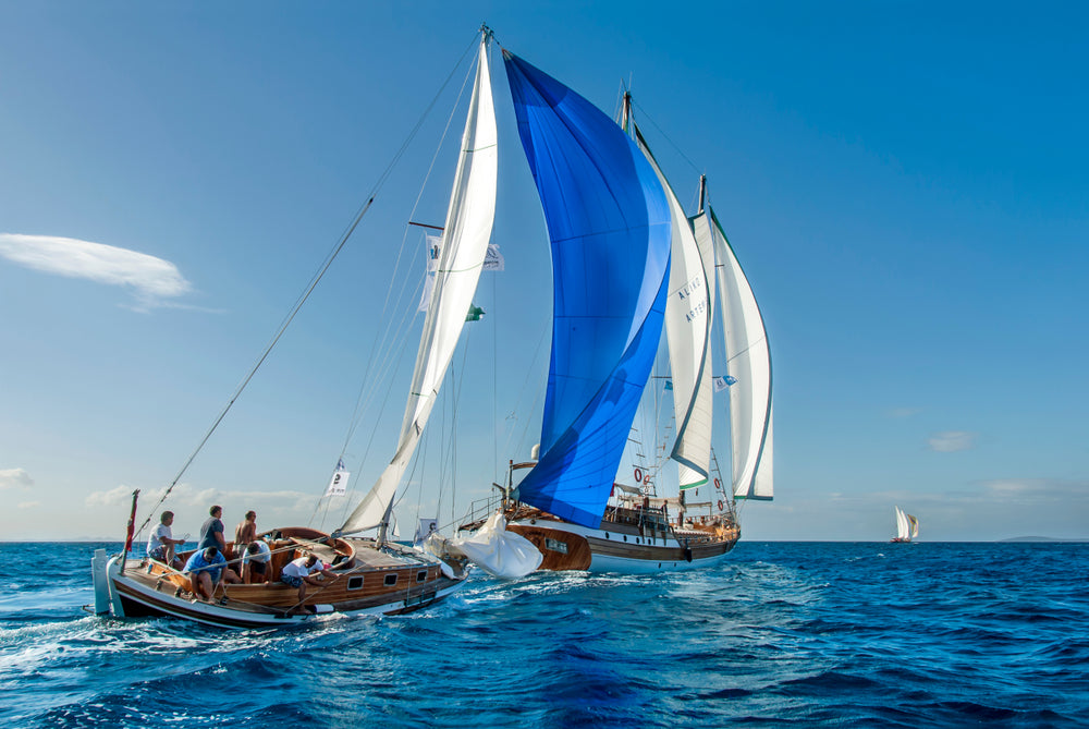 Boats on Sea Scenery Photograph Home Decor Premium Quality Poster Print Choose Your Sizes