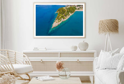 Picturesque Sea Adriatic Coast View Photograph Home Decor Premium Quality Poster Print Choose Your Sizes