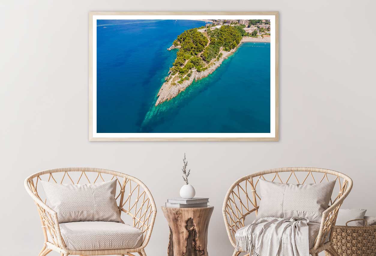 Picturesque Sea Adriatic Coast View Photograph Home Decor Premium Quality Poster Print Choose Your Sizes
