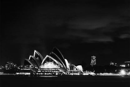 Sydney Opera House B&W View Photograph Print 100% Australian Made