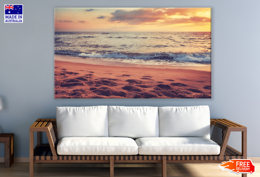 Sea Sunset Aerial View Print 100% Australian Made