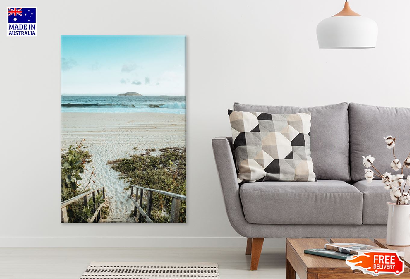 Rio de Janeiro Beach Pier View Photograph Print 100% Australian Made