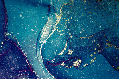 Blue & White Abstract Design Print 100% Australian Made