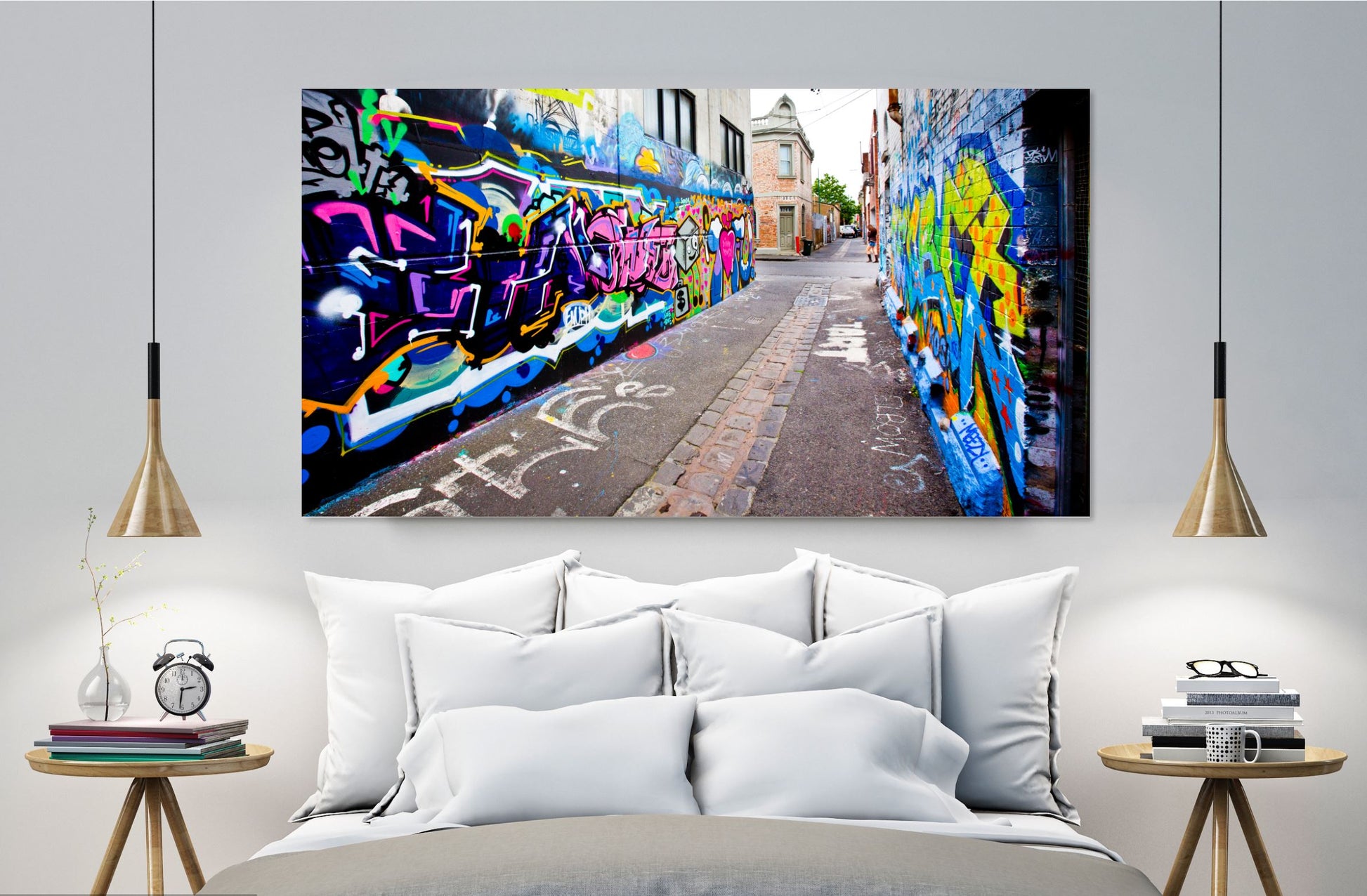 Melbourne Graffiti Print 100% Australian Made