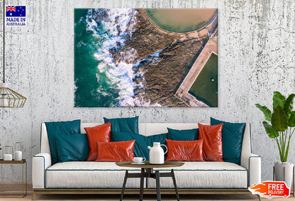 Newcastle Ocean Baths Aerial View Photograph Print 100% Australian Made