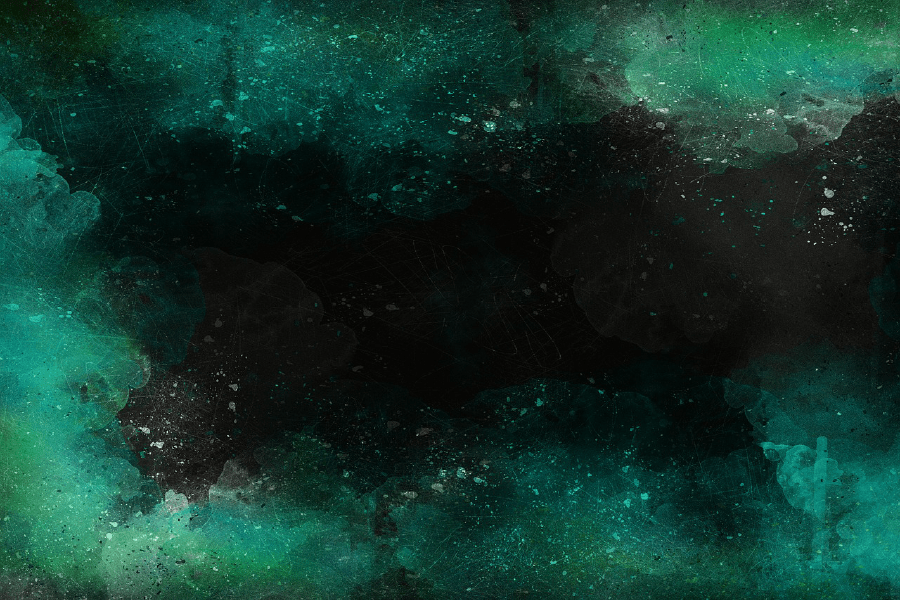 Black & Green Abstract Design Print 100% Australian Made