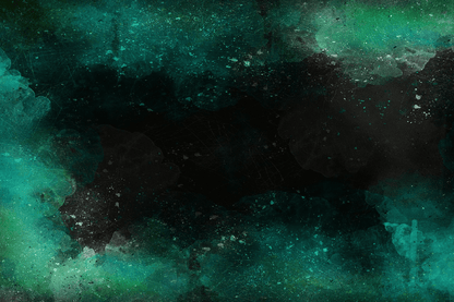 Black & Green Abstract Design Print 100% Australian Made