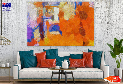 Colorful Watercolor Abstract Design Print 100% Australian Made