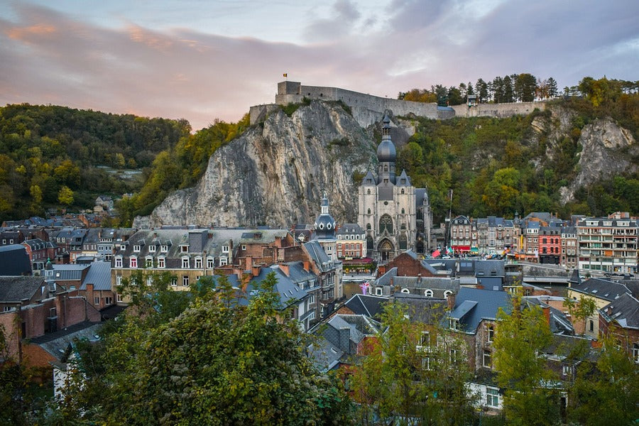 Dinant Citadel View Photograph Namur, Belgium Print 100% Australian Made