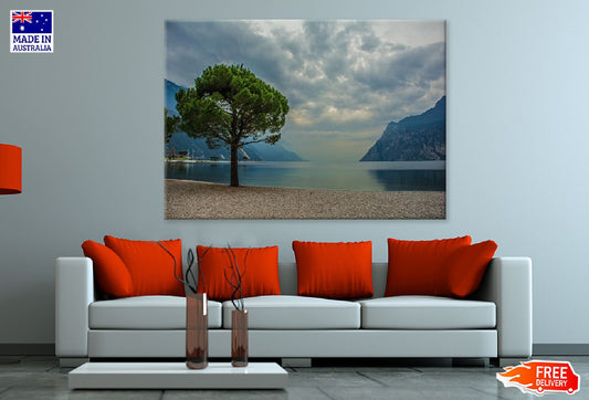 Lake with Mountains Photograph East Italy Print 100% Australian Made