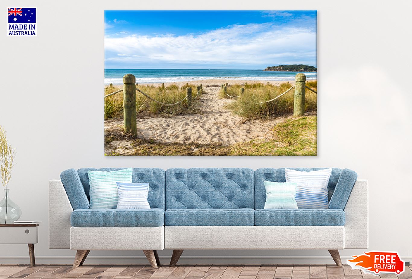 Sea Pathway View Photograph Print 100% Australian Made