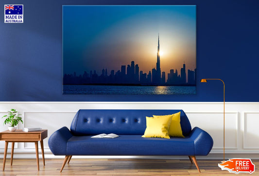 Dubai Cityscape Sunset Photograph Print 100% Australian Made