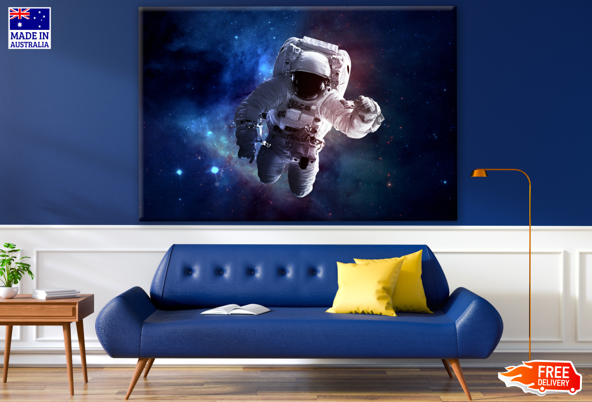 Astronaut in Space with Space Suit Photograph Print 100% Australian Made