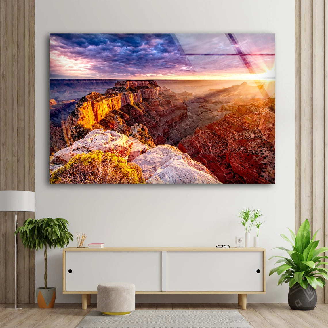 Mountain Sunset Scenery Photograph Acrylic Glass Print Tempered Glass Wall Art 100% Made in Australia Ready to Hang