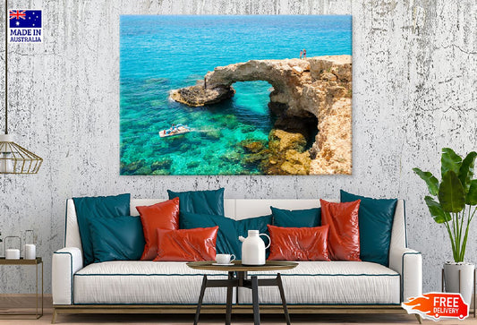 Sea & Cyprus Ayia Lovers Bridge View Photograph Print 100% Australian Made