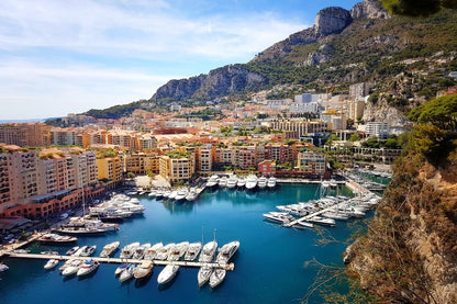 Mediterranean Sea Monaco Skyline Photograph Print 100% Australian Made