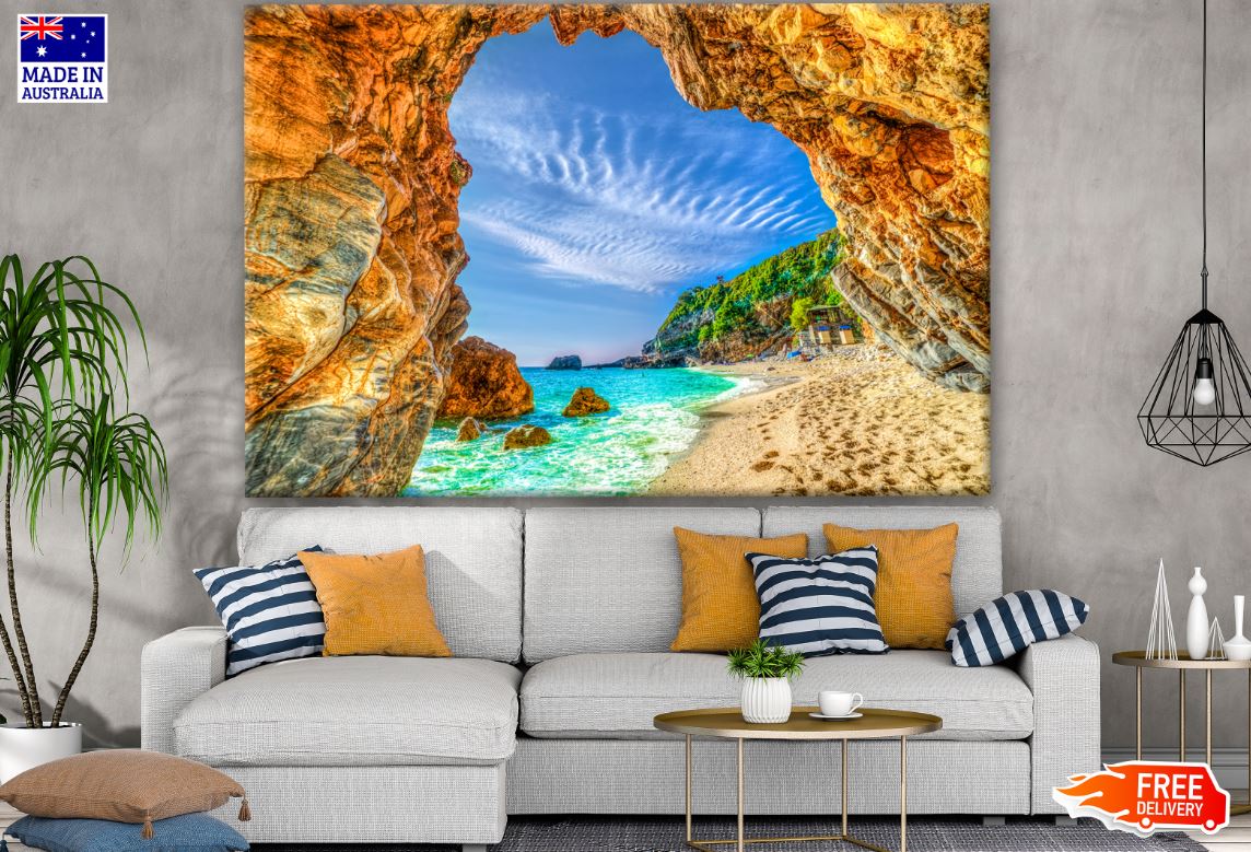 Stunning Beach Cave Photograph Print 100% Australian Made