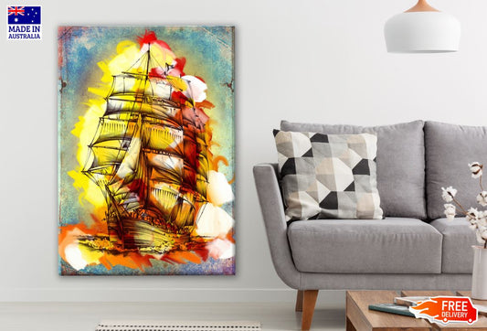 Stunning Boat Watercolor Painting Print 100% Australian Made