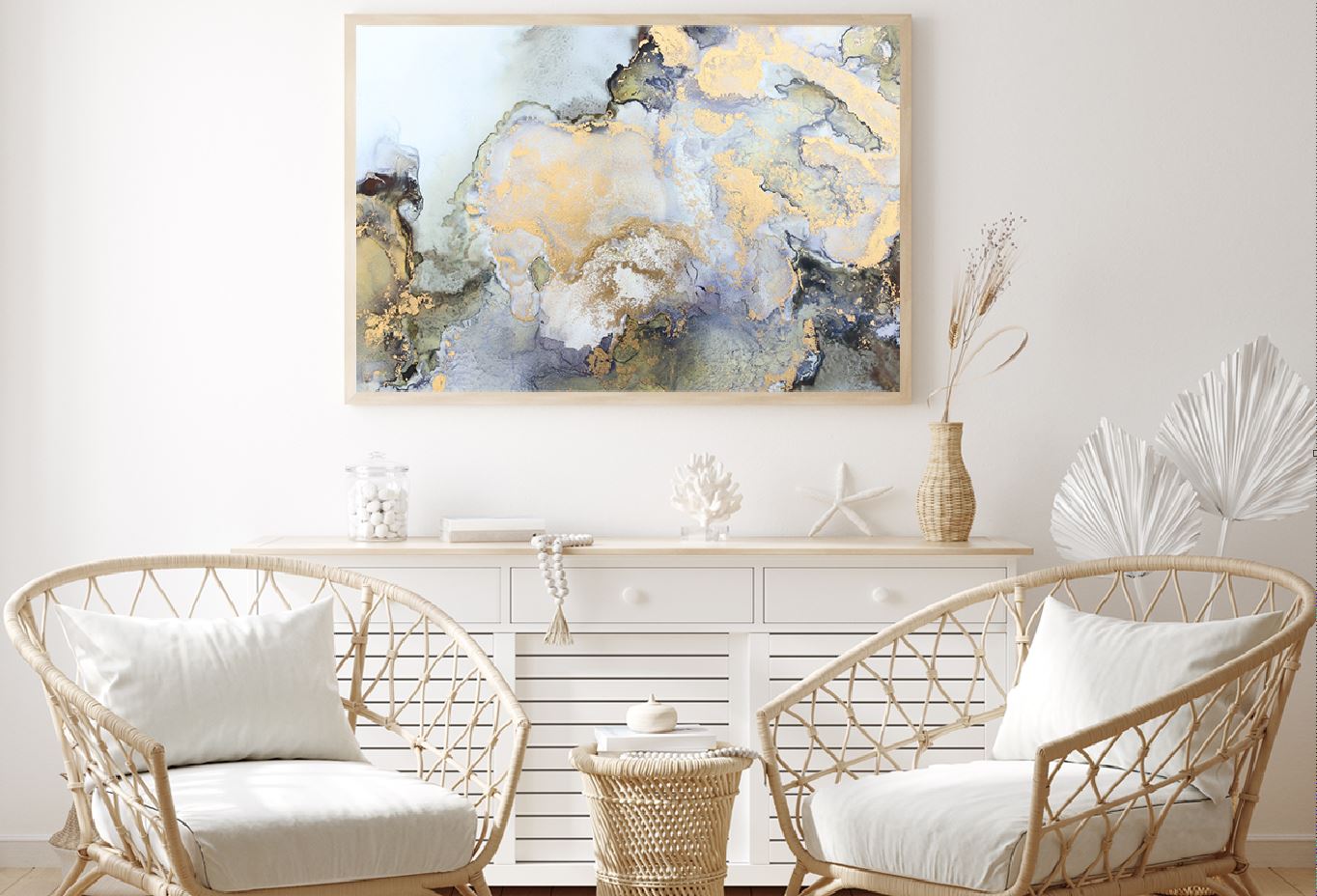 Black Purple & Gold Abstract Design Home Decor Premium Quality Poster Print Choose Your Sizes