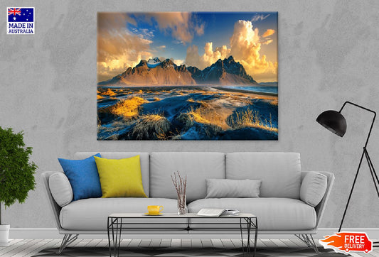 Vestrahorn Mountains Stokksnes Photograph Print 100% Australian Made