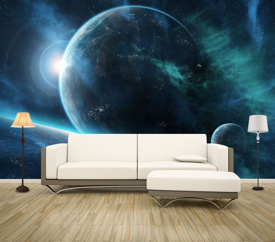 Wallpaper Murals Peel and Stick Removable Planet High Quality