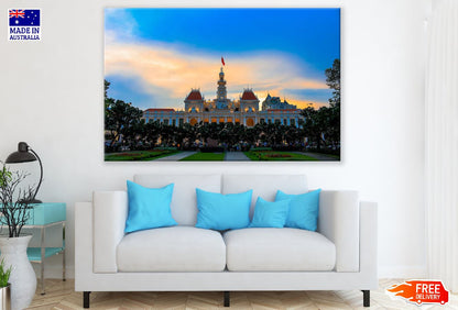 Ho Chi Minh City Hall, Vietnam Sunset Photograph Print 100% Australian Made