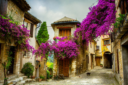 Bella Home Beautiful Old Town Of Provence Print Canvas Ready to hang