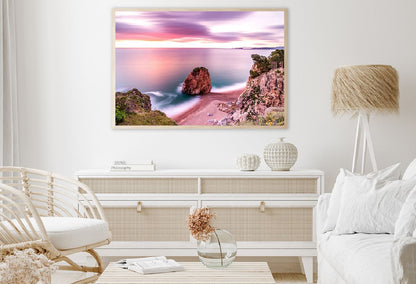 Rock Seahorse at Dawn Sunrise Photograph Home Decor Premium Quality Poster Print Choose Your Sizes