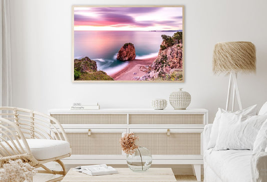 Rock Seahorse at Dawn Sunrise Photograph Home Decor Premium Quality Poster Print Choose Your Sizes