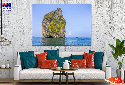 Rock on Thailand Island Sea View Photograph Print 100% Australian Made