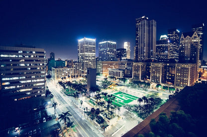 Downtown Los Angeles, California Night View Photograph Print 100% Australian Made