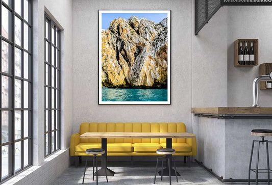 View of Jebeha Ocean Photograph in Morocco Home Decor Premium Quality Poster Print Choose Your Sizes