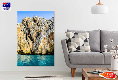 View of Jebeha Ocean Photograph in Morocco Print 100% Australian Made