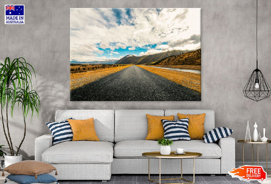 Small Road Middle Mountains View Photograph Print 100% Australian Made