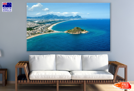 City & Sky View Photograph Print 100% Australian Made