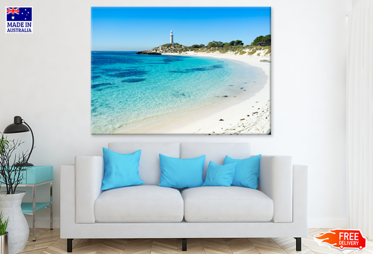 Tower & Sea Sky Scenery View Photograph Print 100% Australian Made