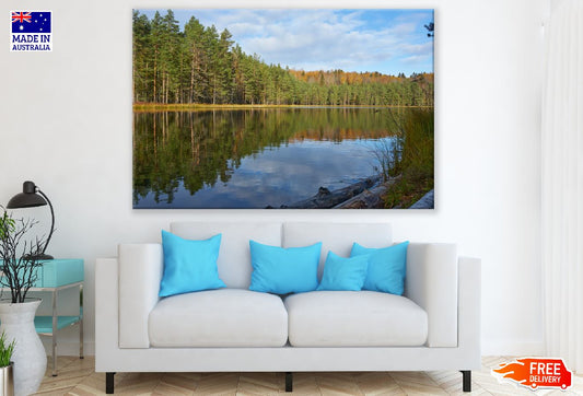 Nature Lake Trees View Photograph Print 100% Australian Made