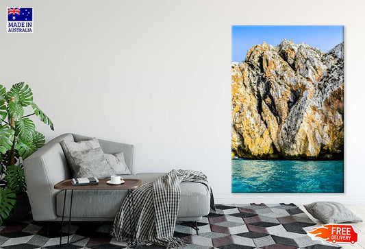 View of Jebeha Ocean Photograph in Morocco Print 100% Australian Made