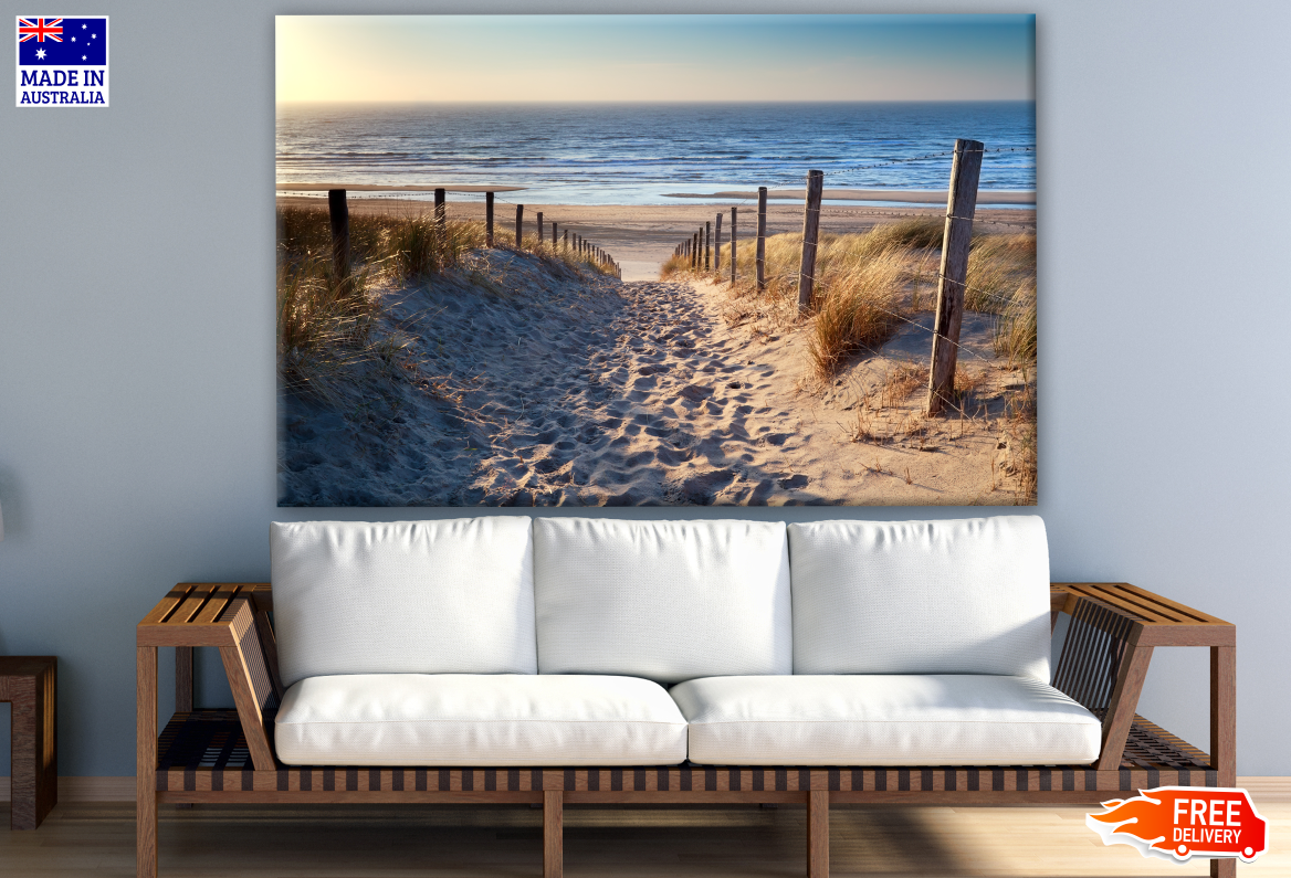 Path to Beach Shoreline Photograph Print 100% Australian Made