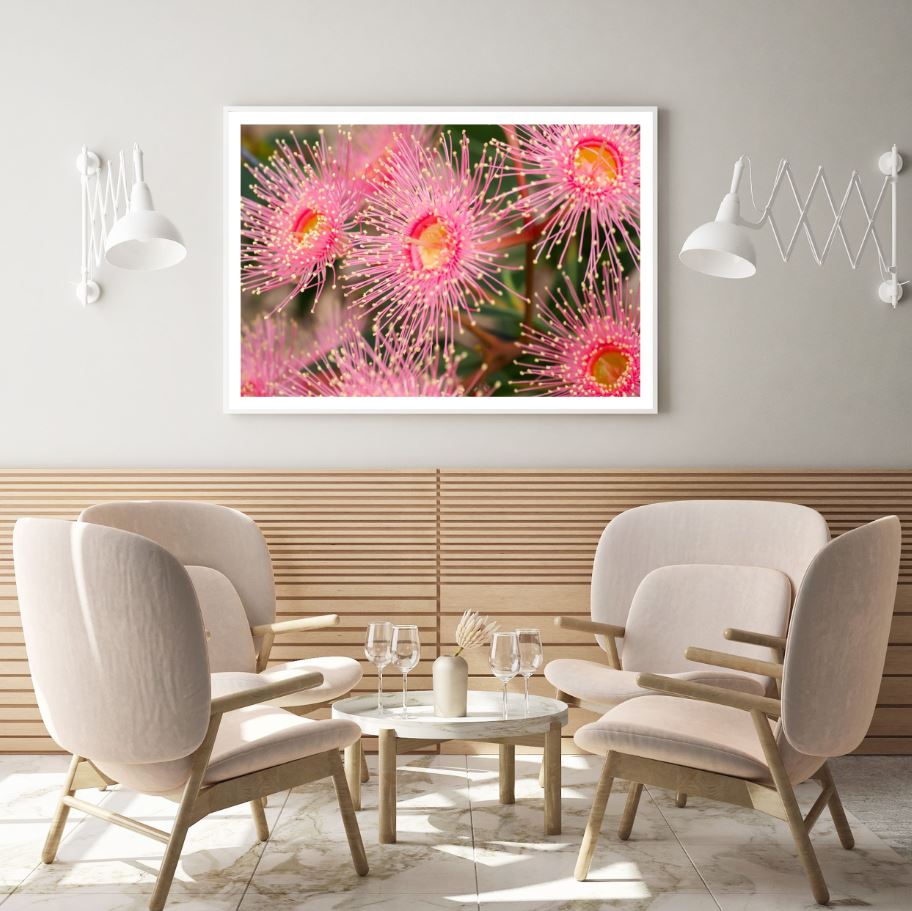 Pink Flowers Macro Photograph Home Decor Premium Quality Poster Print Choose Your Sizes