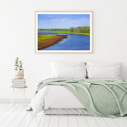 River & Forest Scenery Photograph Home Decor Premium Quality Poster Print Choose Your Sizes