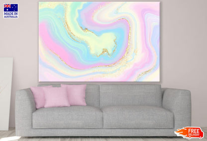 Colorful Abstract Painting Design Print 100% Australian Made