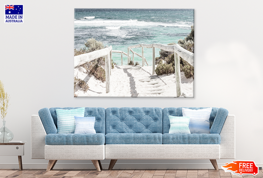 Scenic View over Island Australia Print 100% Australian Made